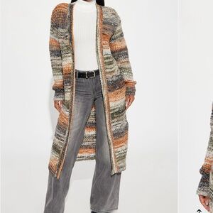 Autumn Leaves Multicolor Cardigan